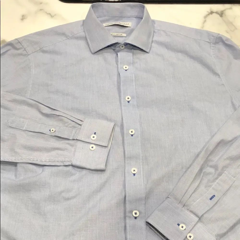 Nick Graham Button Up Sz. L 34/35 16.5